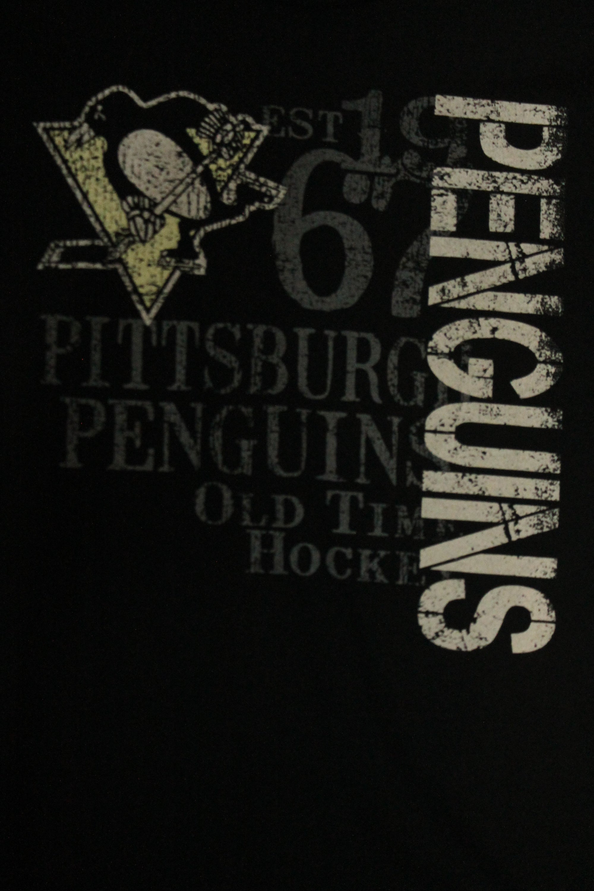 NHL Pittsburgh Penguins Youth Old Time Hockey Tee (Sale)