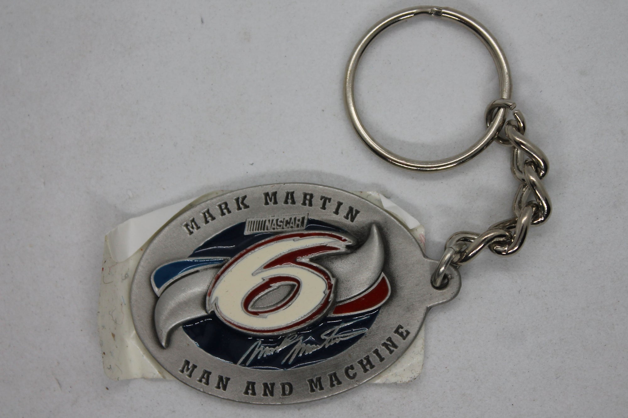 NASCAR Mark Martin #6 Metal Keychain