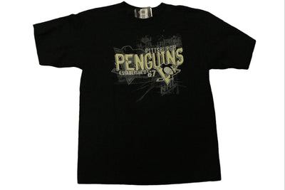 NHL Pittsburgh Penguins Youth Old Time Hockey Rush Tee (Sale) - Youth Large