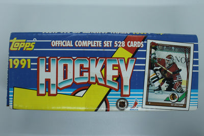 1991-92 Topps Hockey Card Complete Set 528 Cards - Opened