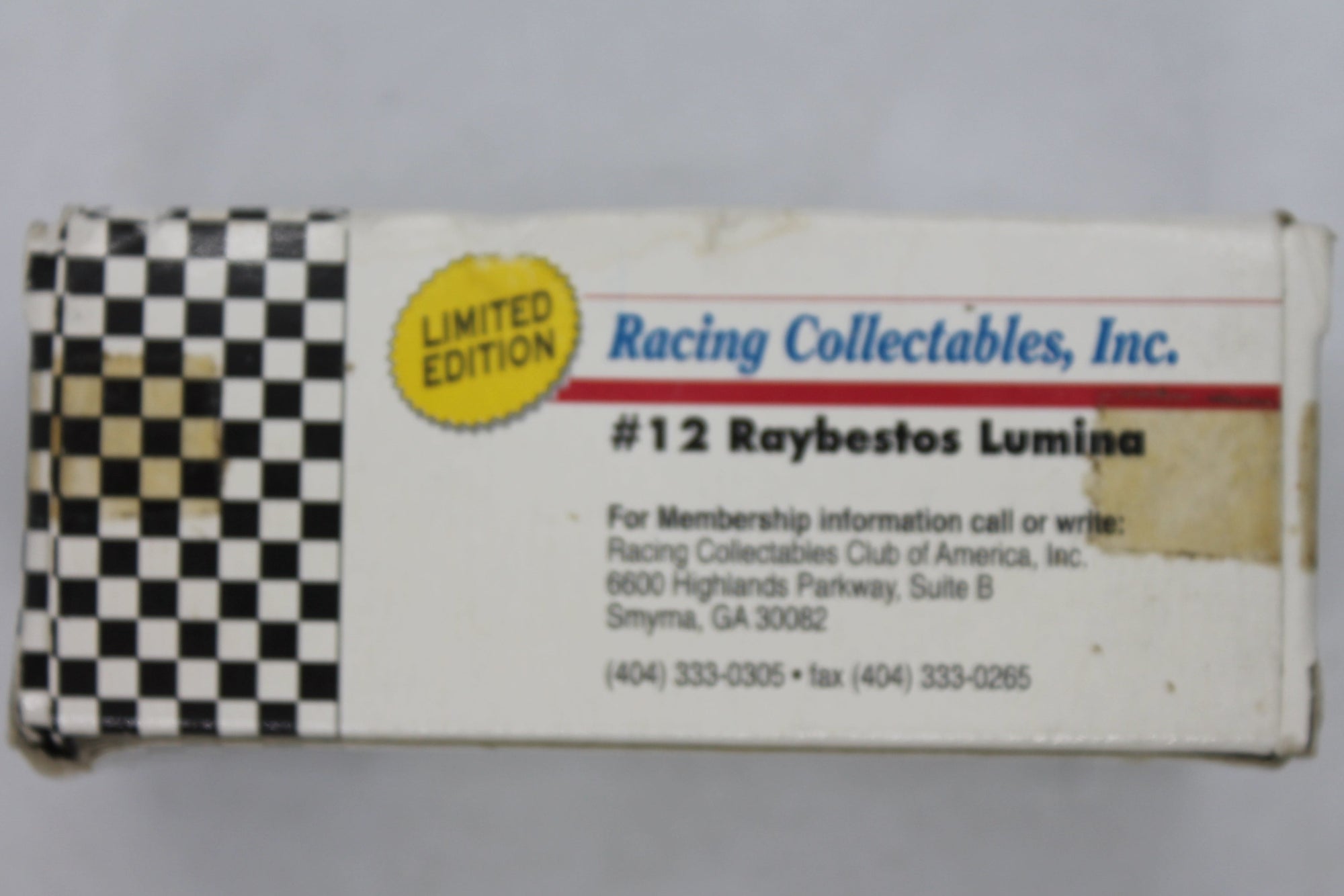 1991 Racing Collectables #12 Raybestos Lumina - 1/64th scale