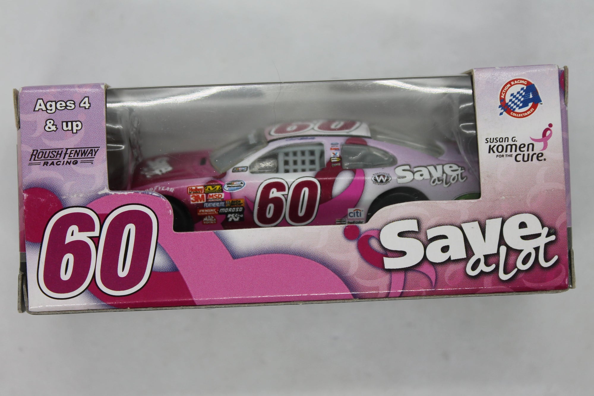 2009 Carl Edwards #60 Save-A-Lot/Susan G Komen Fusion 1/64 Diecast