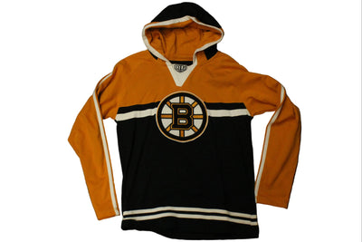 NHL Boston Bruins Old Time Hockey Youth Lightweight Hoodie - Large