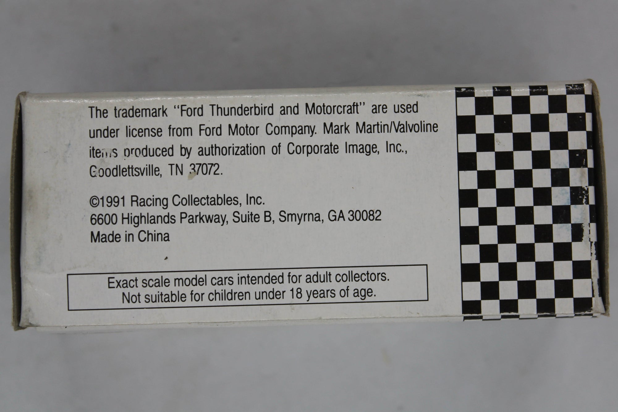 1991 Racing Collectables #6 Valvoline Thunderbird - 1/64th scale