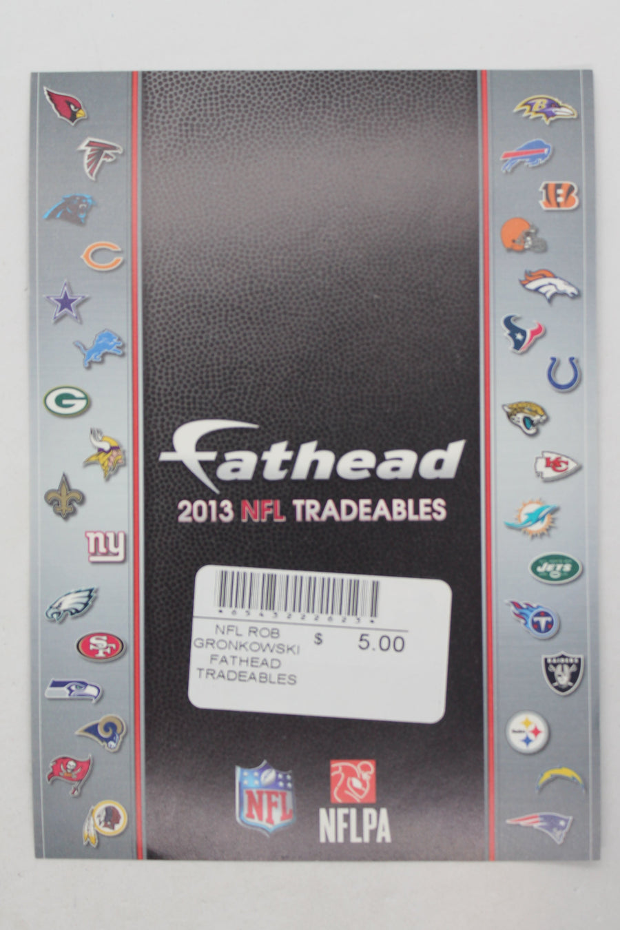 NFL New England Patriots Rob Gronkowski 2013 Fathead Tradeables (5 inches x 7 inches)