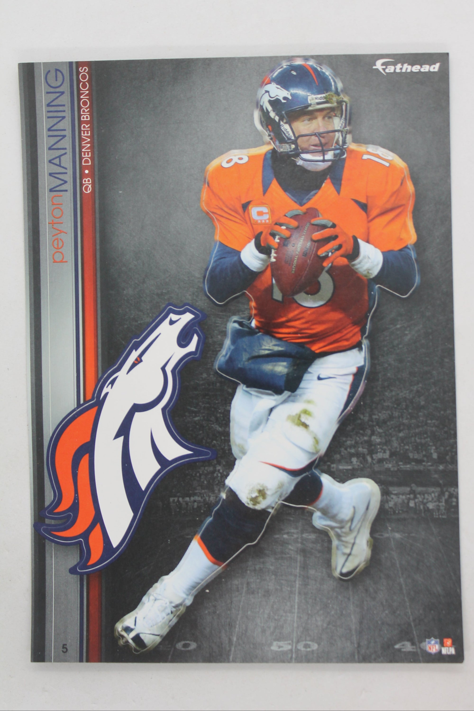 NFL Denver Broncos Peyton Manning 2013 Fathead Tradeables (5 inches x 7 inches)