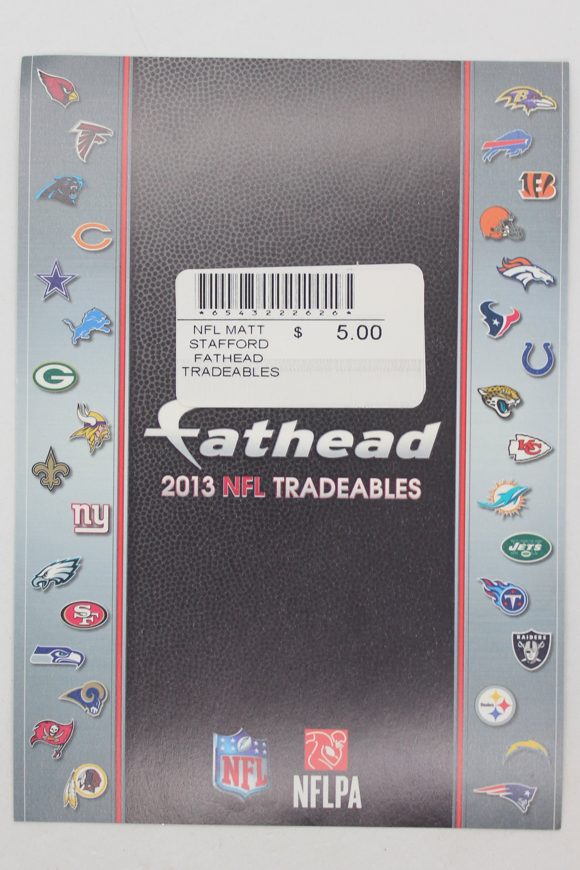 NFL Detroit Lions Matthew Stafford 2013 Fathead Tradeables (5 inches x 7 inches)