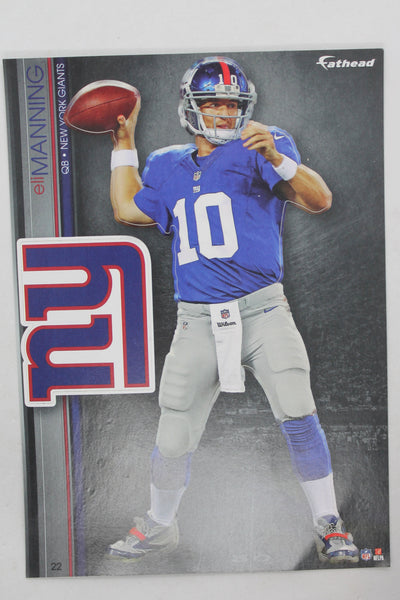 NFL New York Giants Eli Manning 2013 Fathead Tradeables (5 inches x 7 inches)