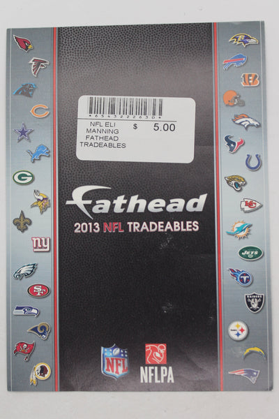 NFL New York Giants Eli Manning 2013 Fathead Tradeables (5 inches x 7 inches)