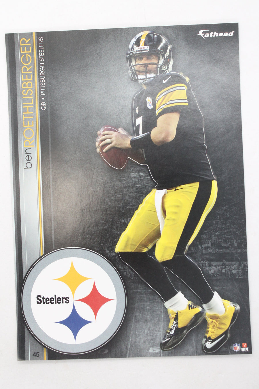 NFL Pittsburgh Steelers Ben Roethlisberger 2013 Fathead Tradeables (5 inches x 7 inches)