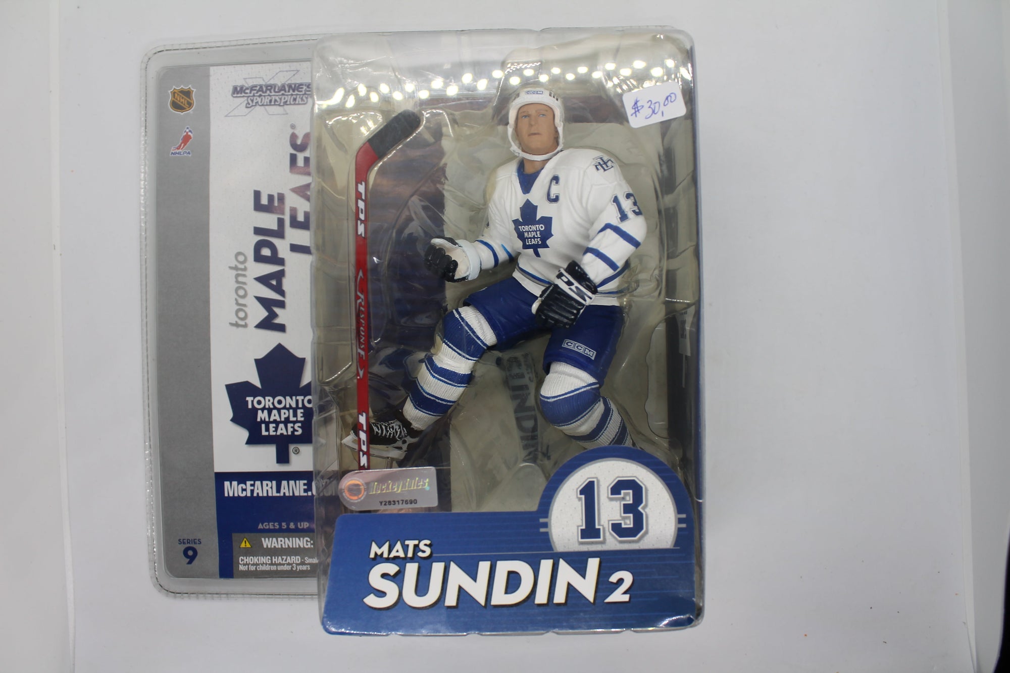 Mats Sundin MCFARLANE - NHL SERIES 9 - TORONTO MAPLE LEAFS - WHITE JERSEY