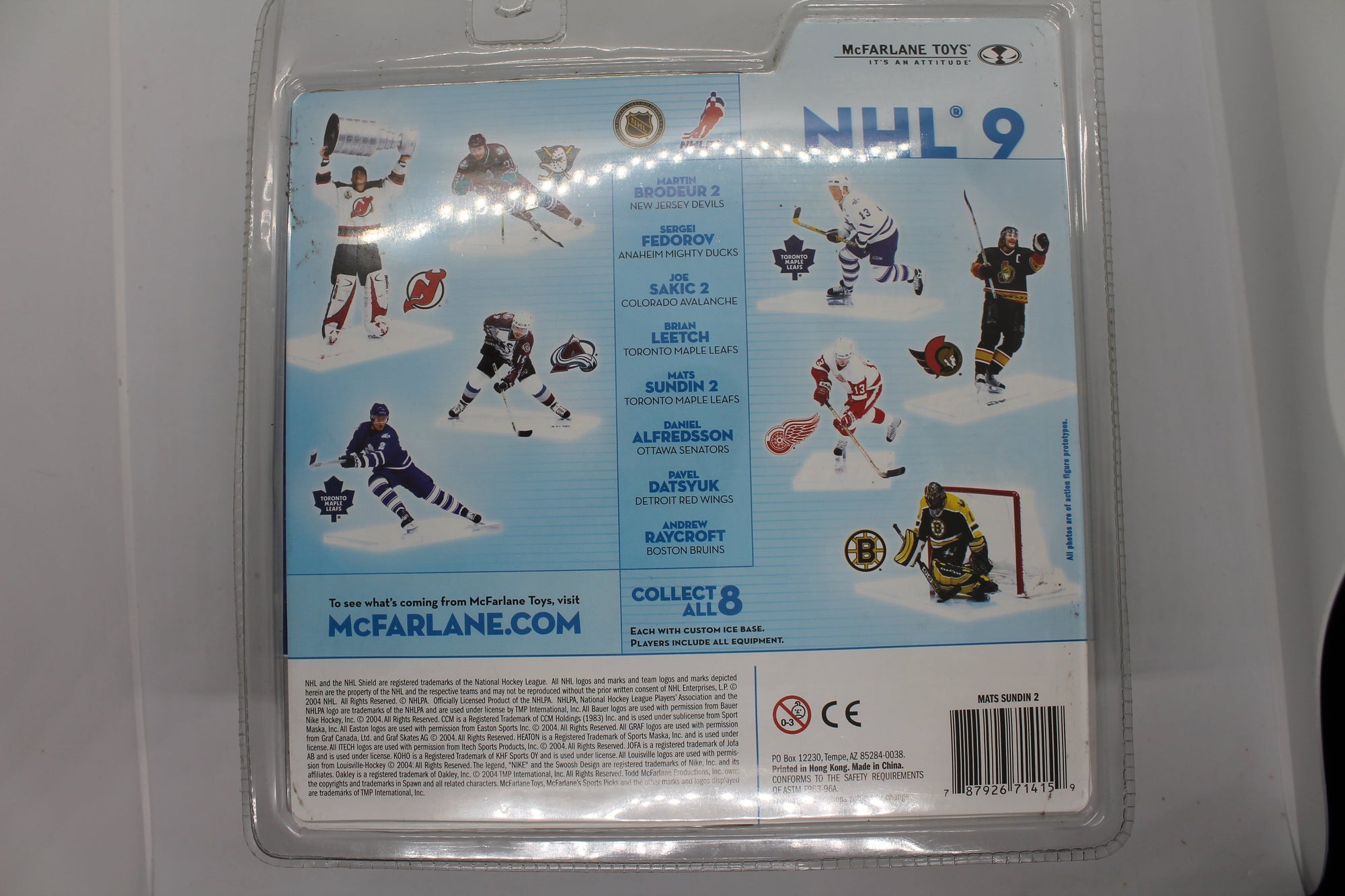 Mats Sundin MCFARLANE - NHL SERIES 9 - TORONTO MAPLE LEAFS - WHITE JERSEY