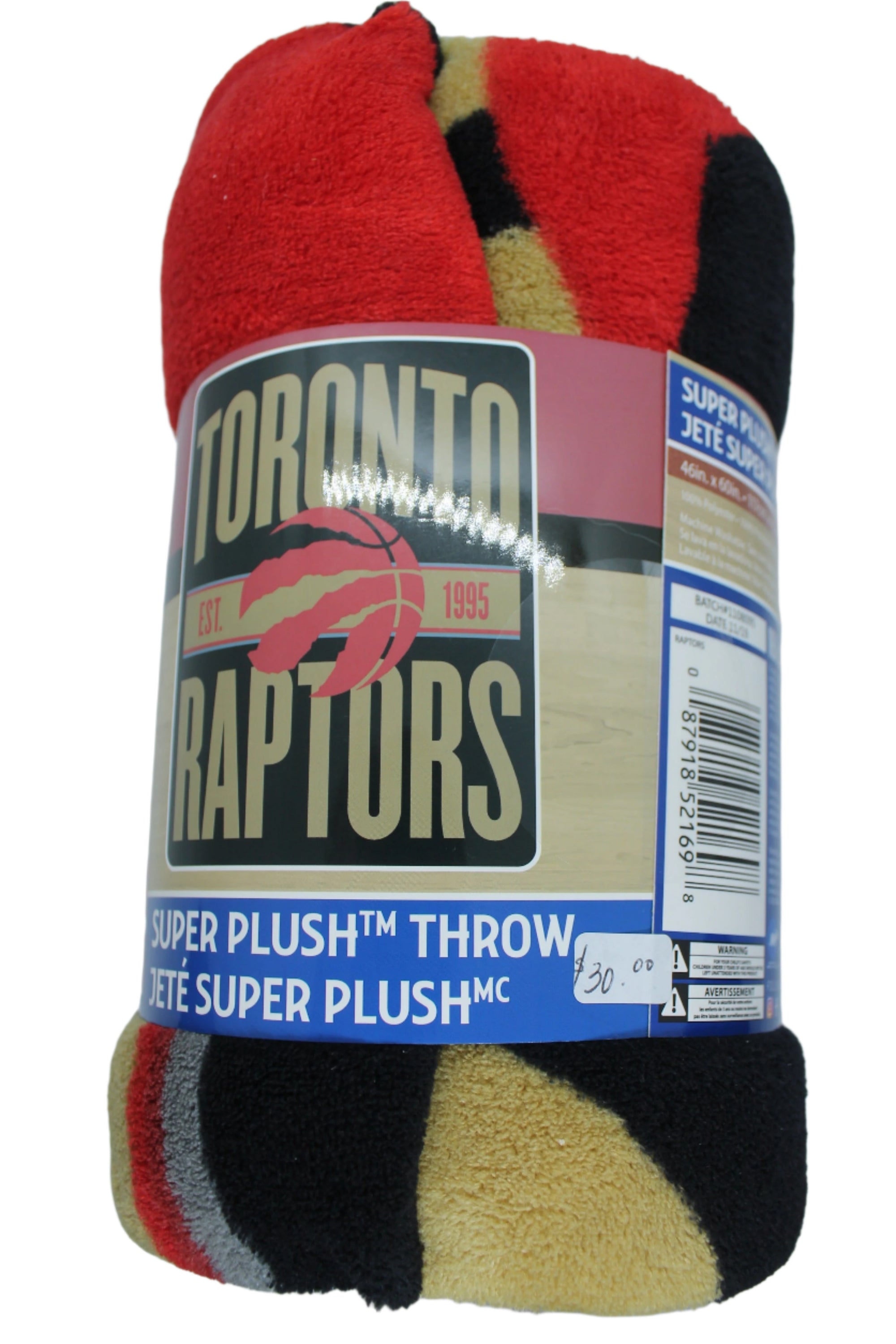 Toronto Raptors Super Plush Throw (Blanket)