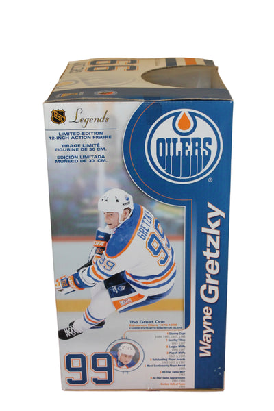 WAYNE GRETZKY MCFARLANE LEGENDS 12" EDMONTON OILERS ACTION FIGURE