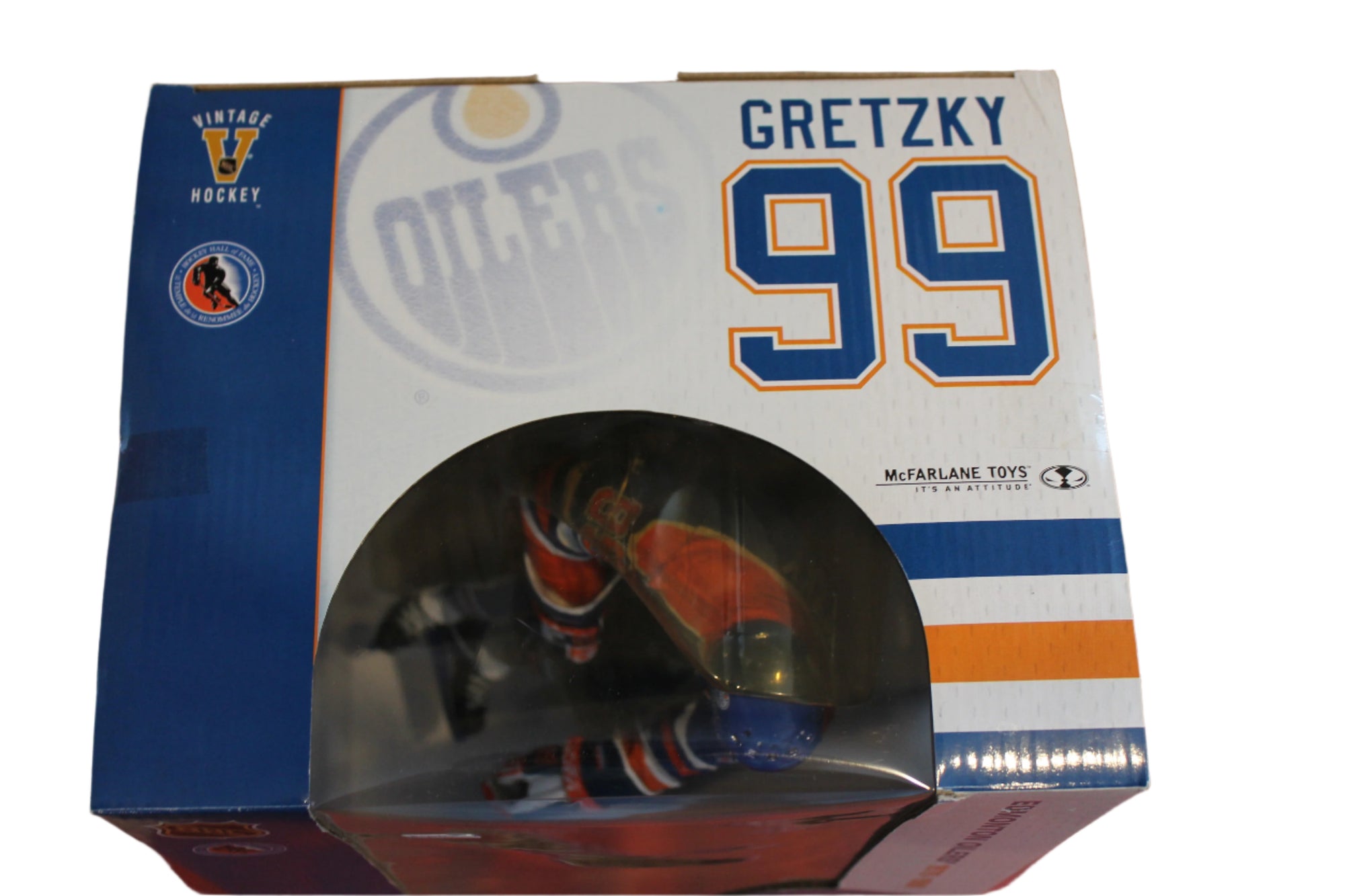WAYNE GRETZKY MCFARLANE LEGENDS 12" EDMONTON OILERS ACTION FIGURE