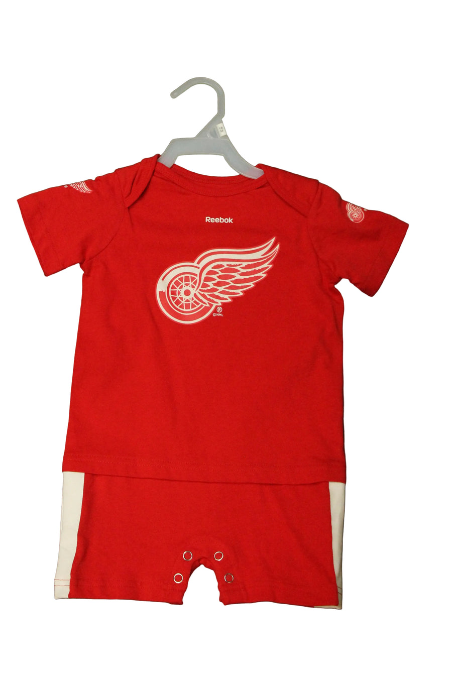 NHL Detroit Red Wings Reebok Face Off Infant Bodysuit