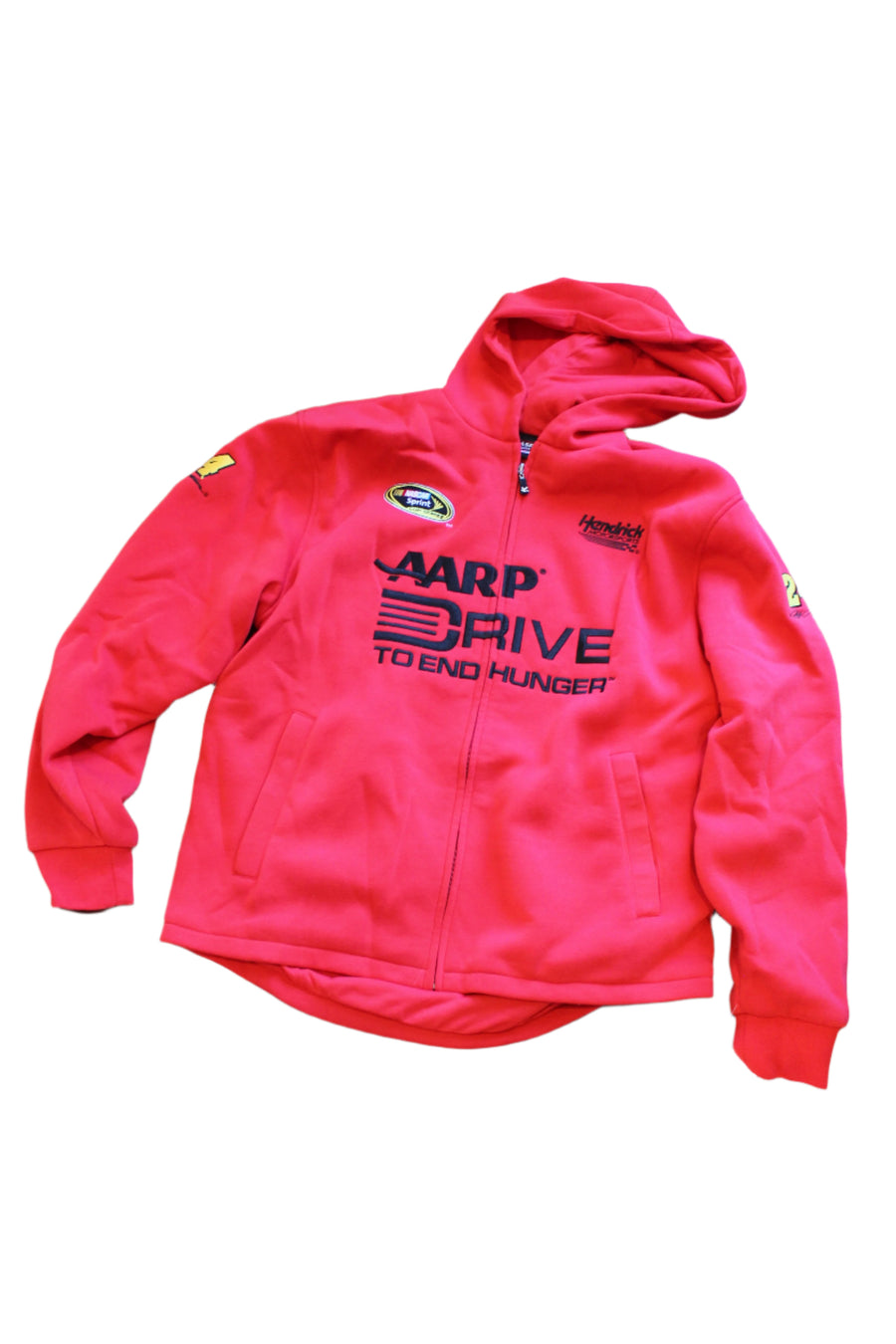 NASCAR Jeff Gordon #24 Drive to End Hunger Mens Chase Authentics Zip Up Hoodie