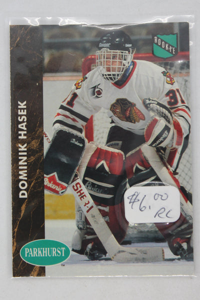 Dominik Hasek 1991-92 Parkhurst Rookie Card - Detroit Red Wings