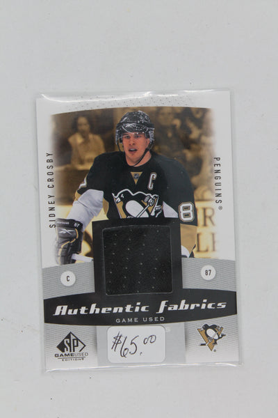 Sidney Crosby  2010-11 SP Game Used Edition - Authentic Fabrics Jersey Card