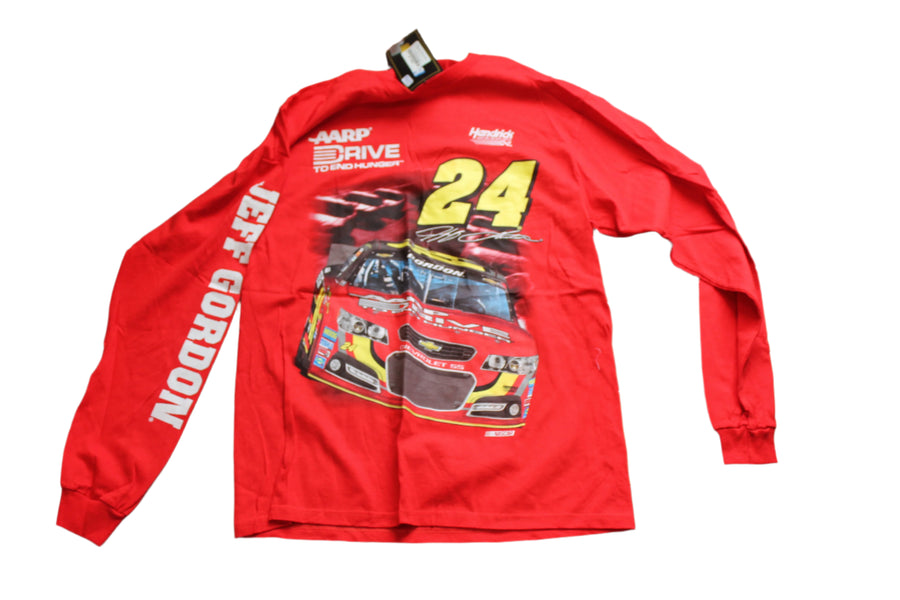 NASCAR Jeff Gordon #24 Drive to End Hunger Mens Longsleeve Tee