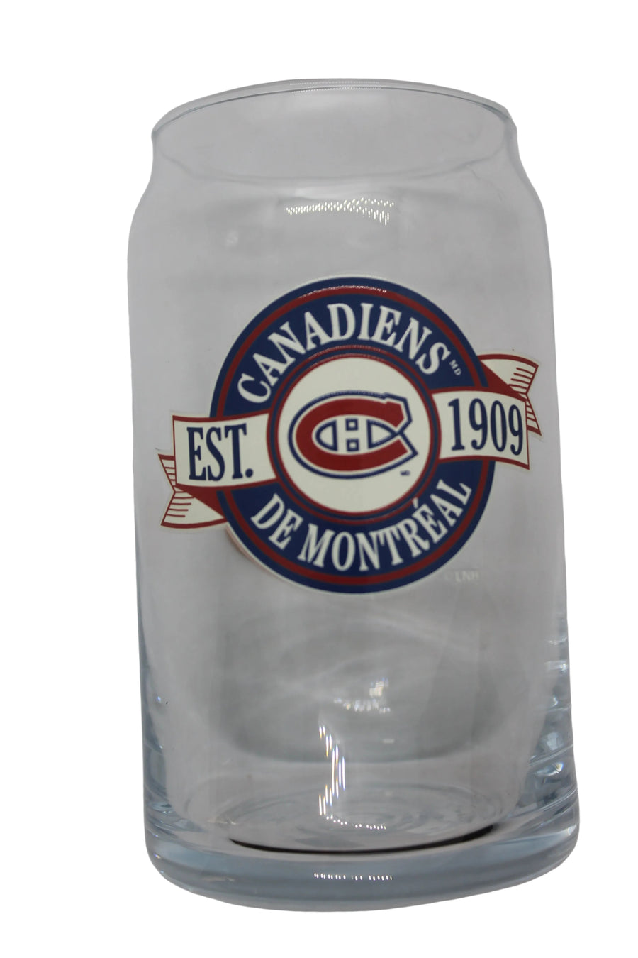 NHL Montreal Canadiens Banner Design 16 oz Can Glass (price per glass)