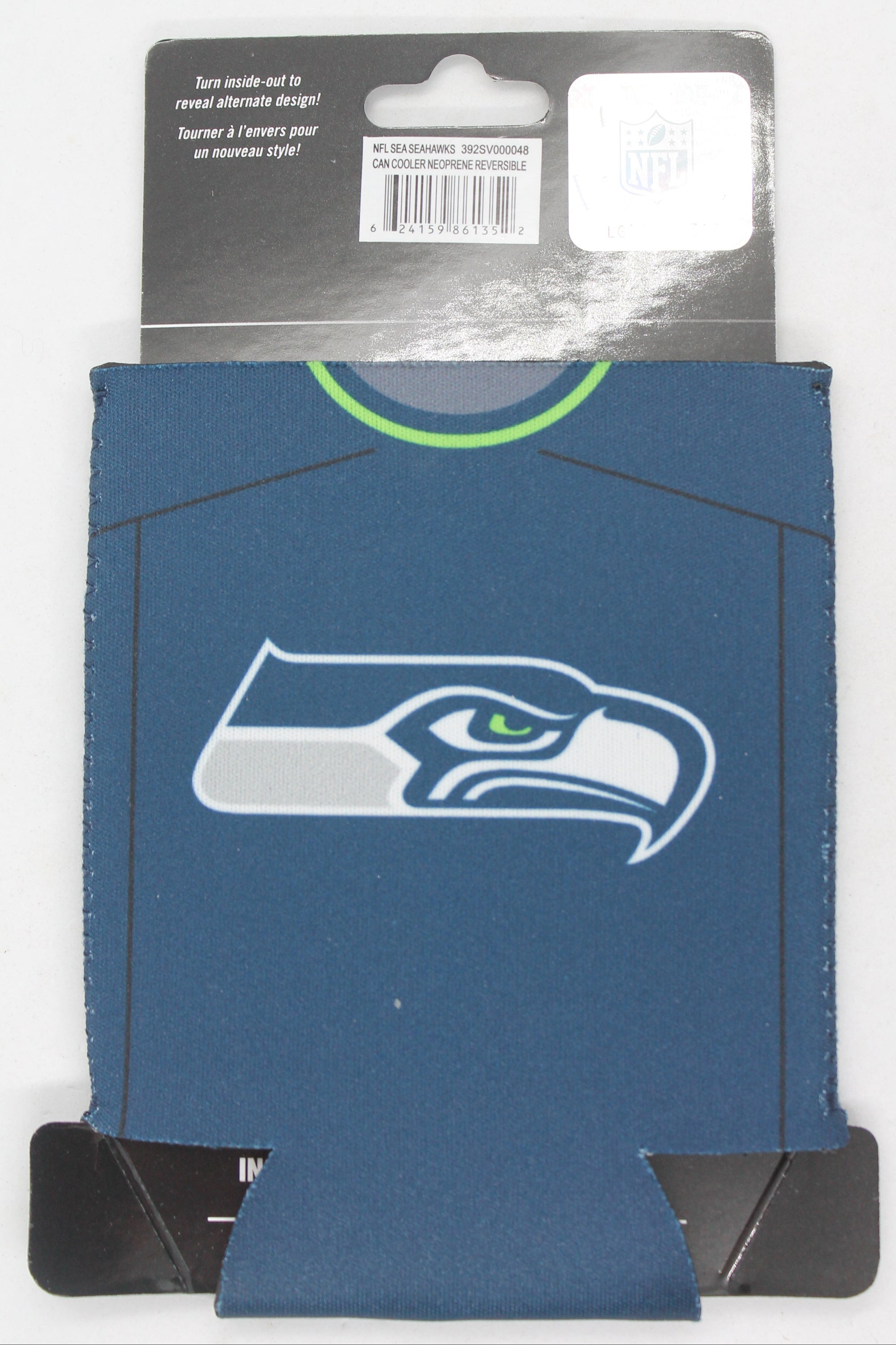 NFL Seattle Seahawks Can Cooler Neoprene 2-sided (& reversible)