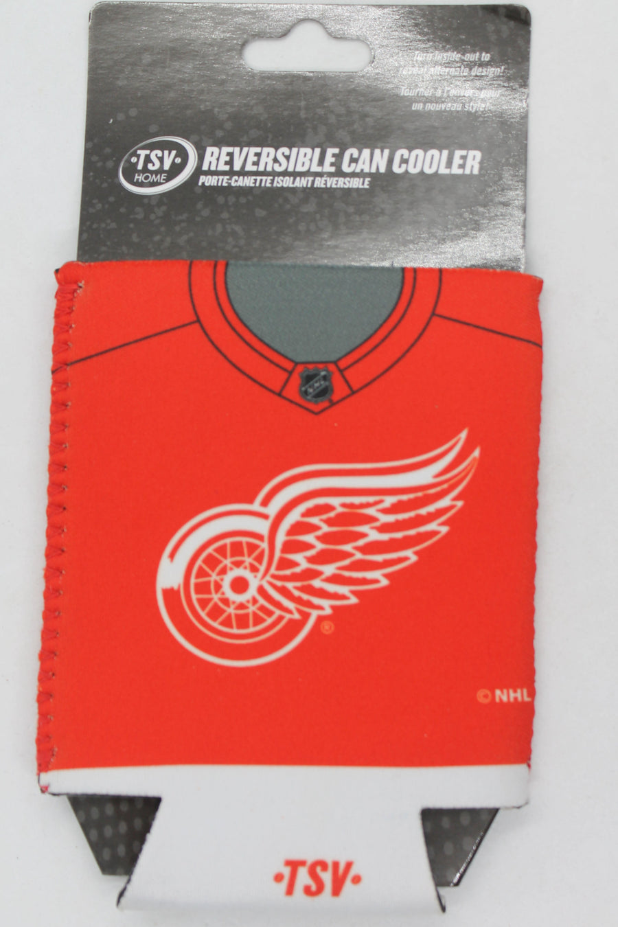 NHL Detroit Red Wings Can Cooler Neoprene 2-sided (& reversible)