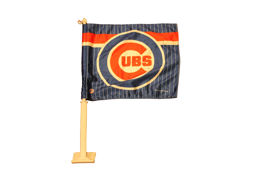 MLB Chicago Cubs Car Flag - (stripes)