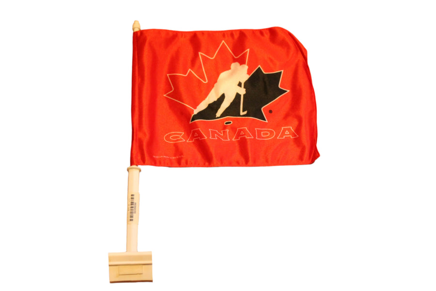 Team Canada Car Flag - Red