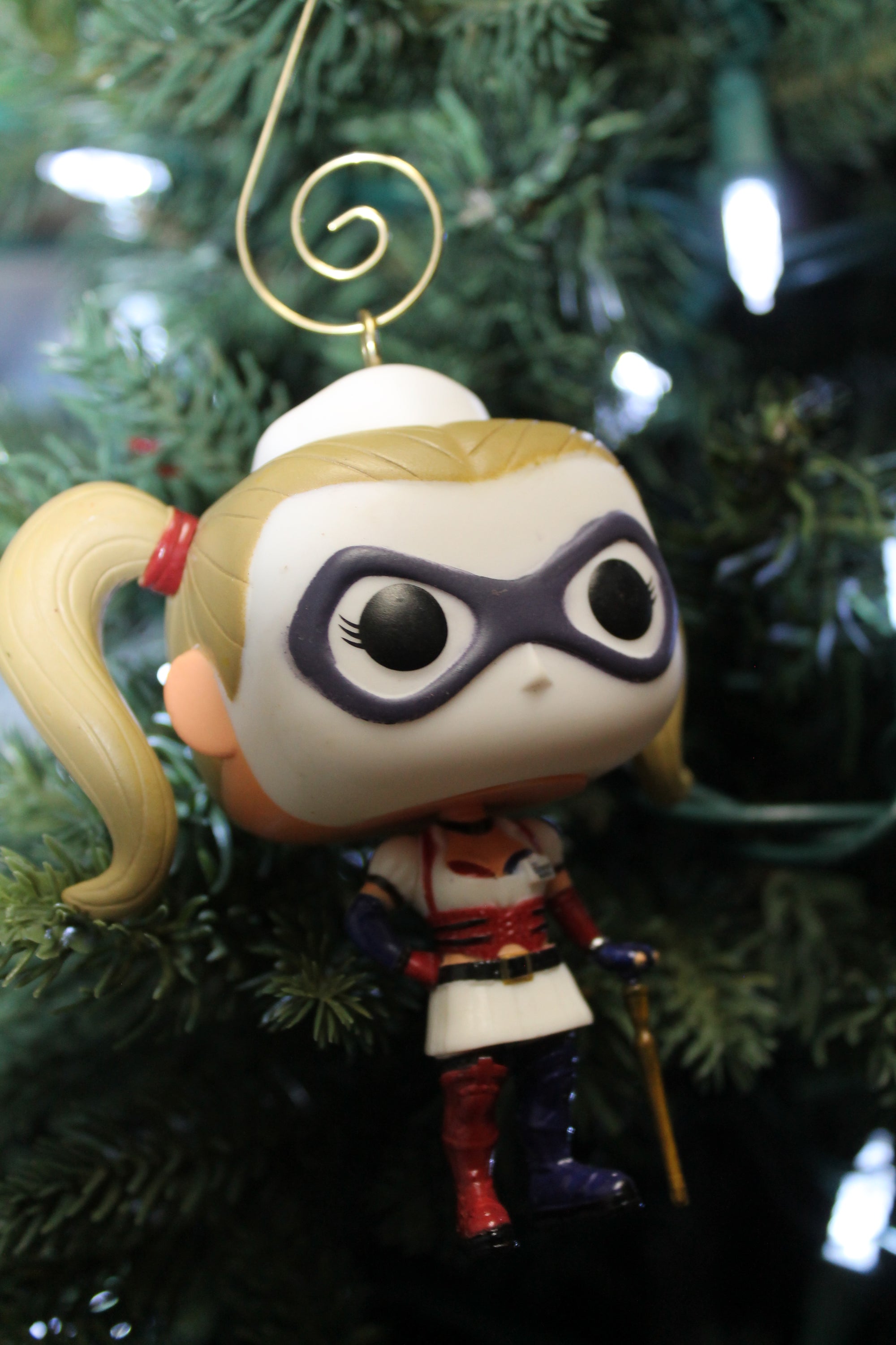XMAS Funko POP Harley Quinn #54 - Batman Arkham Asylum Ornament - Damaged Box