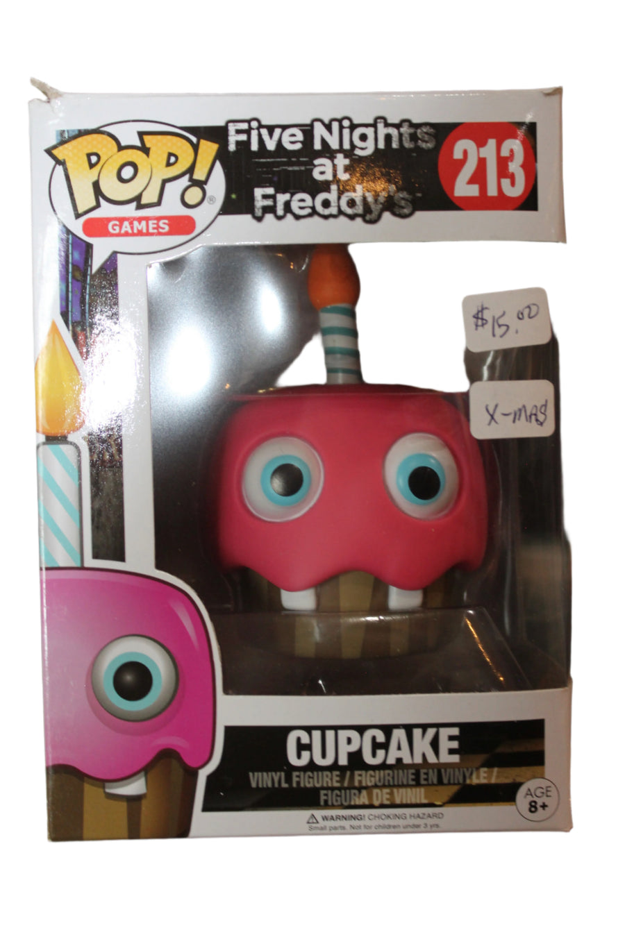 XMAS Funko POP Cupcake #213 -Five Nights at Freddy's Ornament - Damaged Box