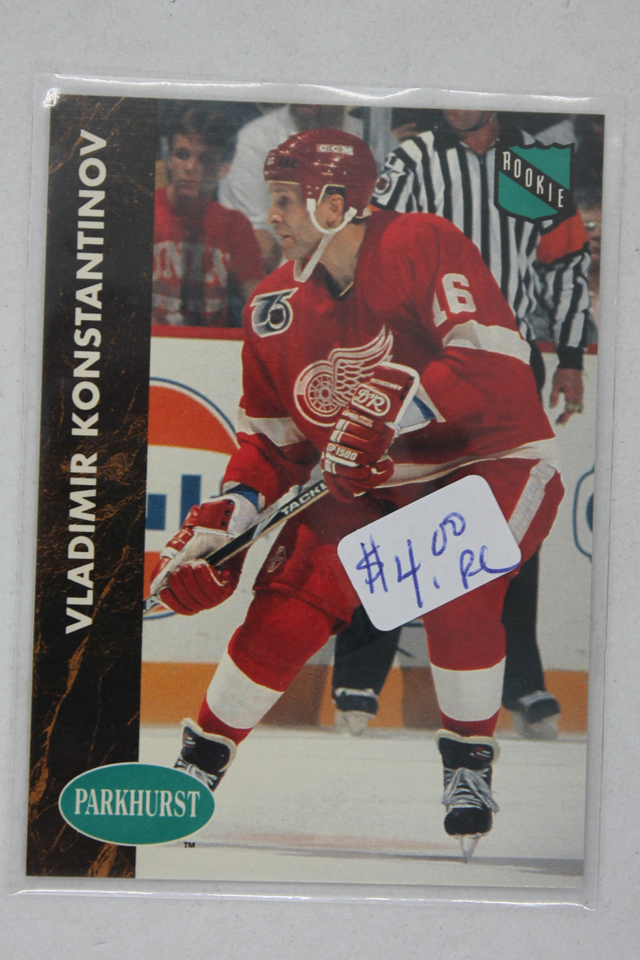 Vladimir Konstantinov 1991-92 Parkhurst Rookie Card