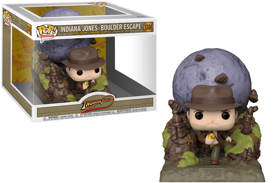 Funko POP Moments Indiana Jones Boulder Scene #1360 Raiders of the Lost Ark