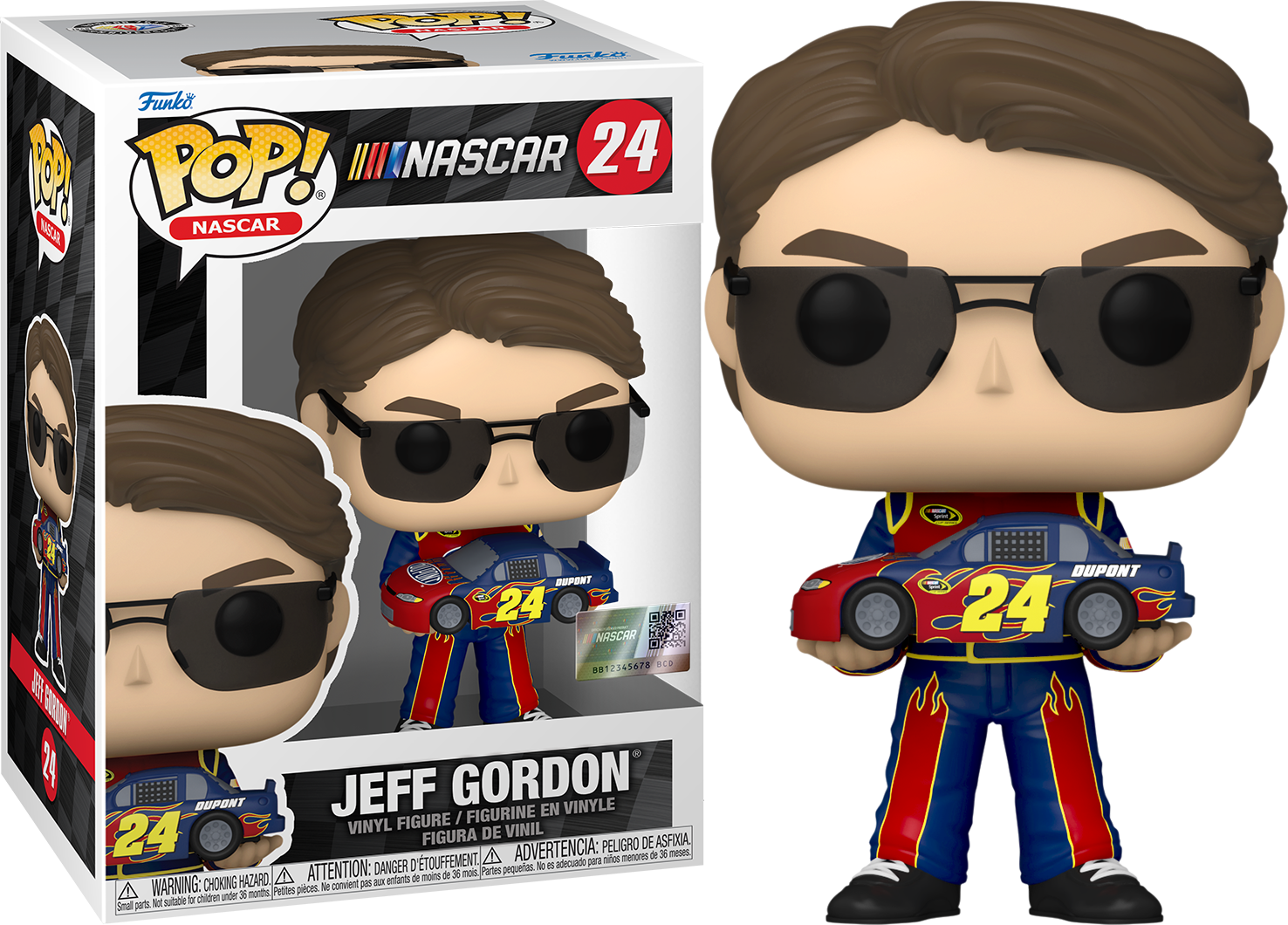 Funko POP Jeff Gordon #24 (with mini car) - POP Nascar