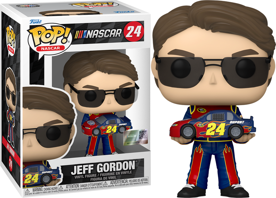 Funko POP Jeff Gordon #24 (with mini car) - POP Nascar