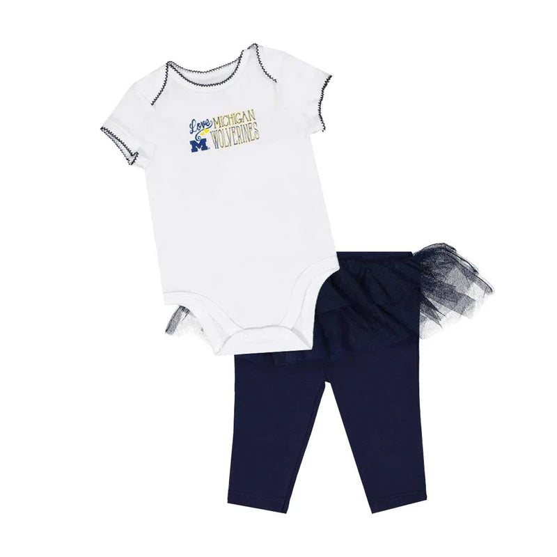 Girls' (Infant) Michigan Wolverines Tutu Legging Set
