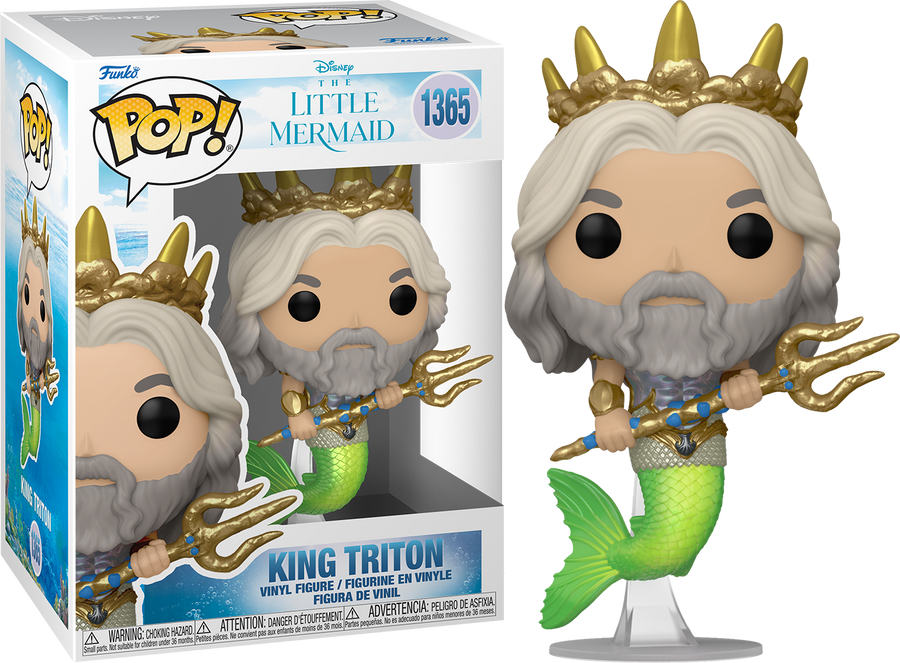 Funko POP King Triton #1365 Disney The Little Mermaid 2023