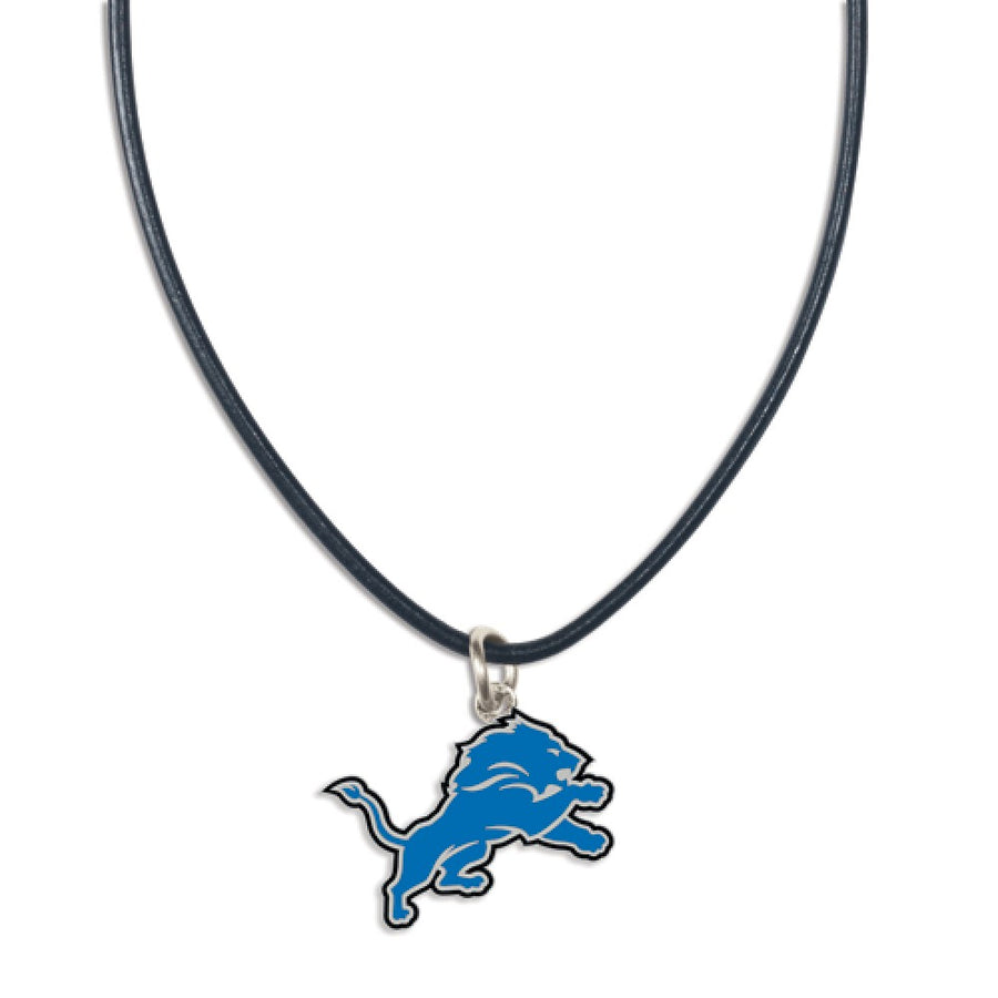 NFL Detroit Lions Leather Necklace