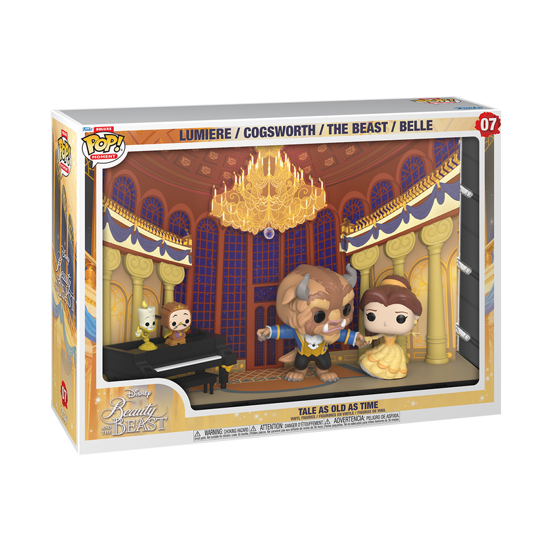 Funko POP Moment #07 Tale As Old As Time -Beauty and the Beast (Deluxe)-see box damage