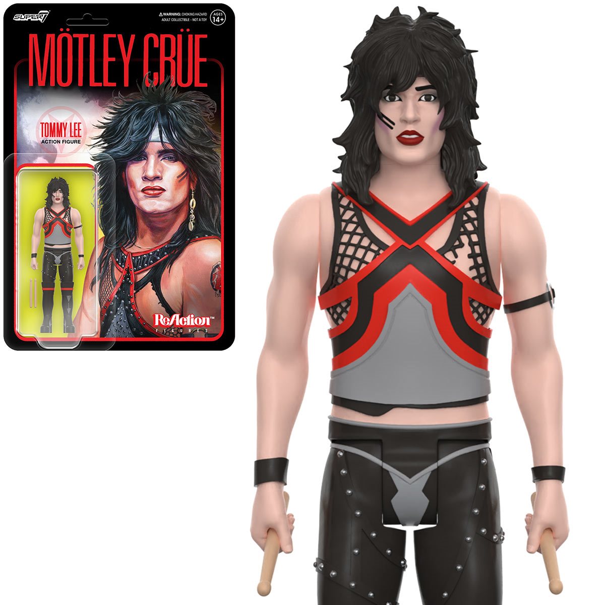 Motley Crue -Tommy Lee - Super7 Reaction