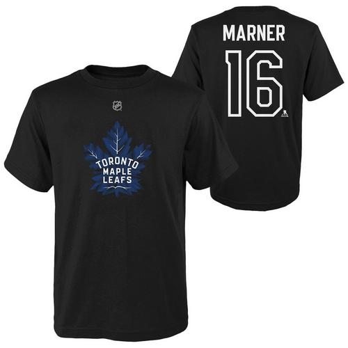NHL Toronto Maple Leafs Youth M. Marner #16 Player Tee (Black) (Sale)