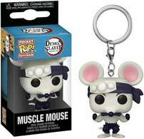 Funko Pocket POP Muscle Mouse Keychain - Demon Slayer