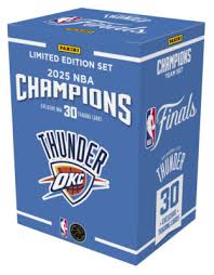 NBA Trading Cards Panini Limited Edition Set - 2025 NBA Champions (Oklahoma City Thunder)