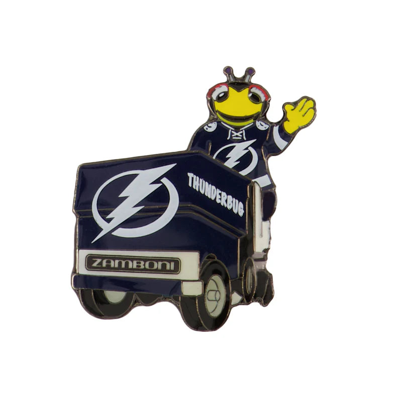 NHL - Tampa Bay Lightning Team Mascot On Zamboni Pin