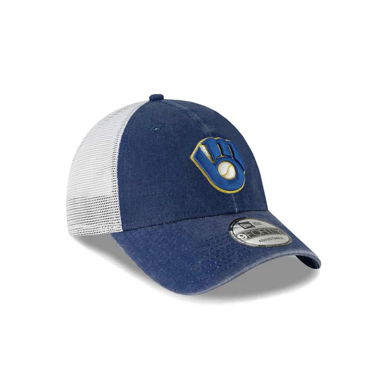 MLB New Era - Milwaukee Brewers Cooperstown 9FORTY Trucker Hat