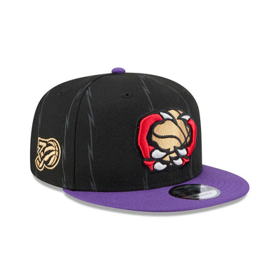 NBA Toronto Raptors New Era 2024/25 City Edition 9FIFTY Snapback Hat - Black/Purple