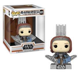 Funko POP Bo-Katan Kryze on the Throne #669 -Star Wars Mandalorian