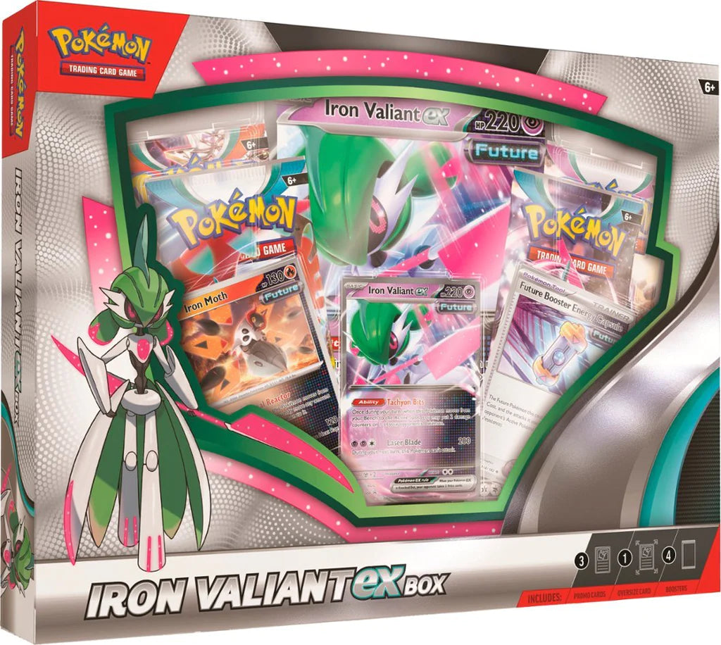 Pokemon Iron Valiant or Roaring Moon EX Box