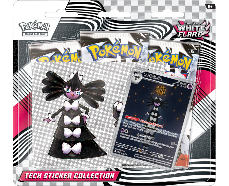 Pokemon Scarlet & Violet White Flare Tech Sticker Collection