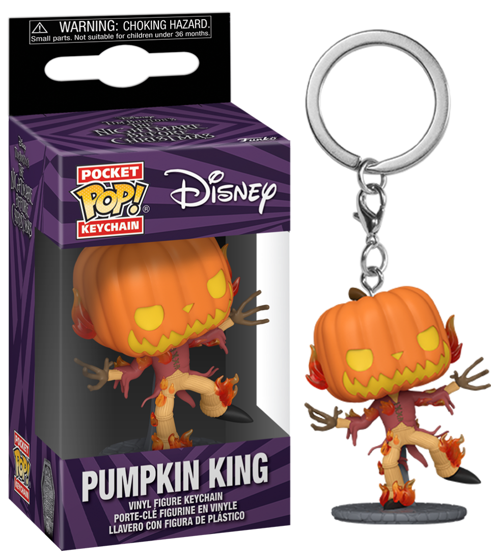 Funko Pocket POP Pumpkin King Keychain - Disney Nightmare Before Christmas -30th